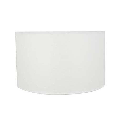 Aspen Creative 58326 Transitional Drum Shape UNO Construction Lamp Shade In Off White, 17