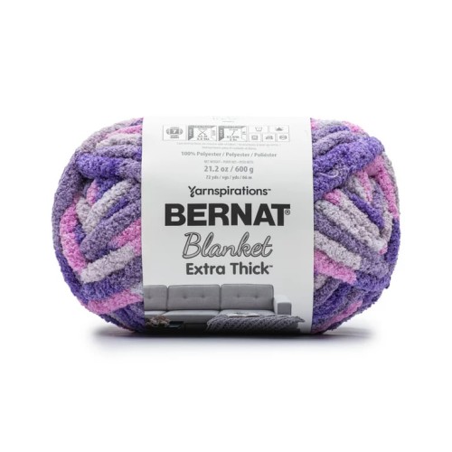 Bernat Blanket Extra Yarn-Purple Sunset