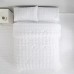 Simply Essential™ Seersucker White Polyester Single Duvet Set