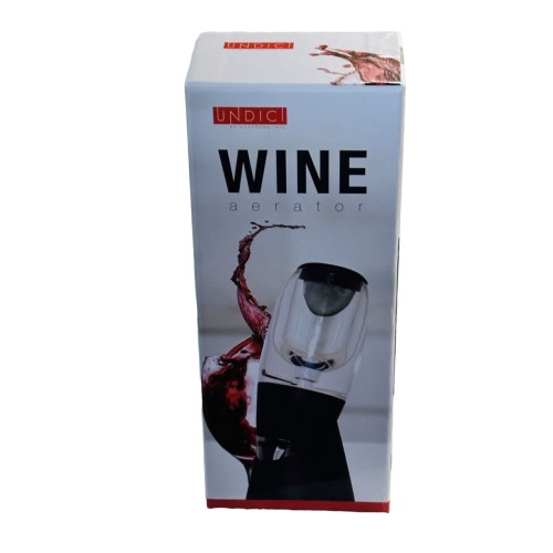 Undici Wine Aerator Includes Removable Filter And Base Decanter Bar Tool