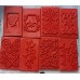 Life of the Party 8-Pack Embossing Soap Stamps, Rectangle