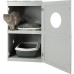 TRIXIE 2-Story Furniture Style Litter Box Enclosure And Pet Home