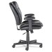 OIF OIFST4819 Executive Swivel/tilt Chair Fixed T Bar Arms Black