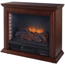 Pleasant Hearth Sheridan Mobile Infrared Fireplace - Cherry
