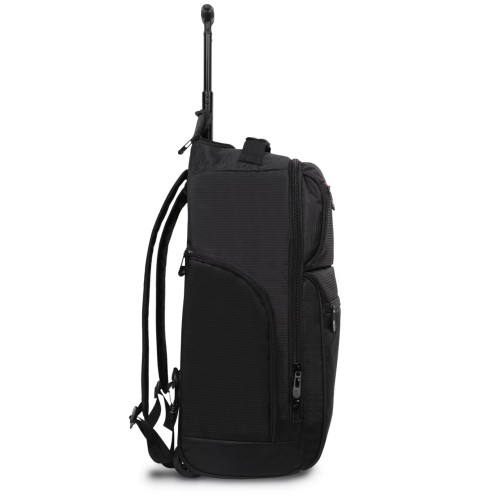 Protege 22" Black Rolling Backpack with Telescopic Handle