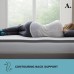 Allswell 2 Inch Activated Charcoal Fast Response Mattress Topper, Full