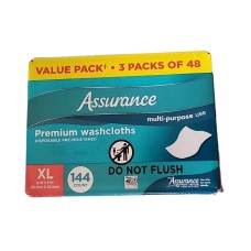 Assurance AS-144 Premium Washcloths, Extra Large