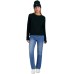 BCBG Paris Women's Long Sleeve Crewneck and Beanie Gift 