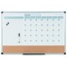 MasterVision® 3-in-1 Calendar Planner, 36 x 24, Silver Frame