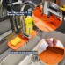 1pc Silicone Dish Drying Mat, Minimalist Orange Anti-slip Splash-proof Faucet Dish Drainer Mat For Kitchen