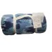 The Daily Collection Sherpa Throw Blue Camouflage 50 x 60