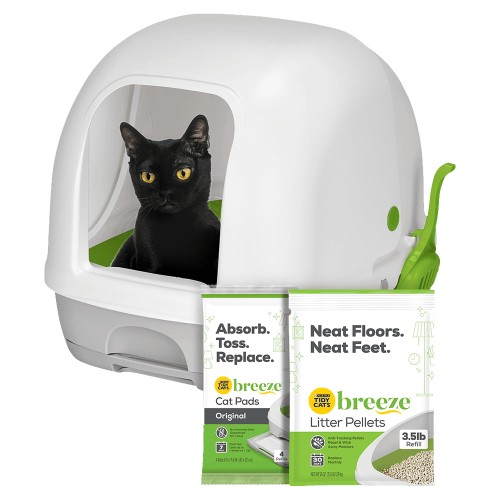 Tidy Cats® Breeze® Hooded Litter Box System