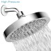 6-Inch Shower Head High Pressure Rain Luxury Modern Chrome Look
