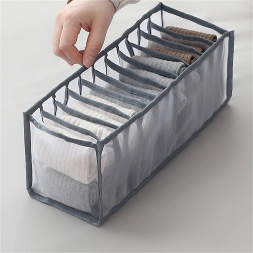 11 Grids Compartment Storage Box Closet Clothes Drawer Separation Box Stacking Drawer Divider Can Washed Organizer