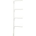 Hinge It Clutterbuster 4 Bar Hanging Valet Behind the Door Clothing Towel Rack