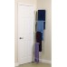 Hinge It Clutterbuster 4 Bar Hanging Valet Behind the Door Clothing Towel Rack