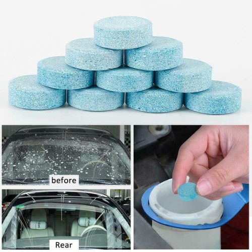 10X Car Windshield Wiper Glass Car Washer Auto Solid Cleaner Effervescent Tablet