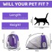 PROKEI Cat Backpack Carrier,Expandable Pet Bubble Backpack Airline Approved, Pet Travel Carrying Bag for Small Medium Cats and Puppy with Hiking Walking Outdoor Use