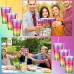 Jinei 6 Pcs Thank You Gifts Rainbow Cups Rainbow Tumblers with Lids and Straws 16oz Glitter Cups Travel Plastic Cup Bulk Rainbow Tumblers Decor Appreciation Gifts for Employee Teacher Nurse Worker