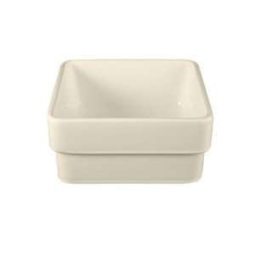 Porcher 15110-00.071 Equility Petite Square Above Counter Basin, Biscuit