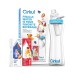 Plastic Water Bottle Starter Kit with Blue Lid and 2 Flavor Cartridges, 22oz