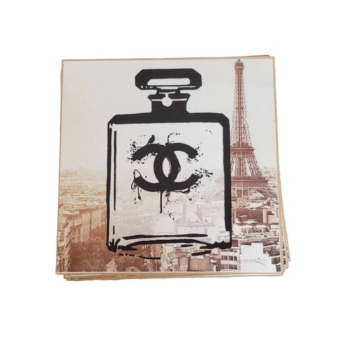 Chanel Bottle Paris Hanging Framed Print