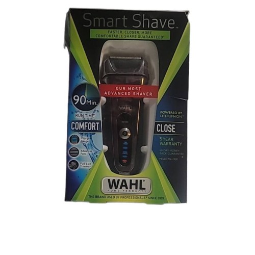 Wahl Men’s Smart Shaver With Trimmer & Battery Meter – Black