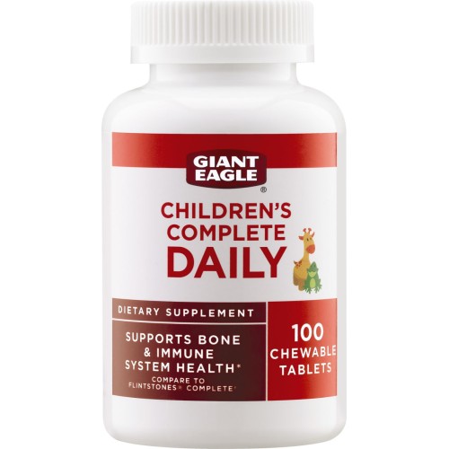 Giant Eagle Children's Complete Daily Chewable Tablets 100