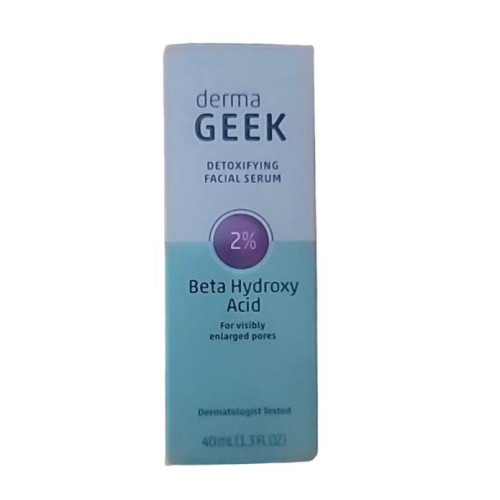 dermaGEEK BHA 2% Detoxifying Facial Serum + Paraben-Free - 1.3 Fl Oz