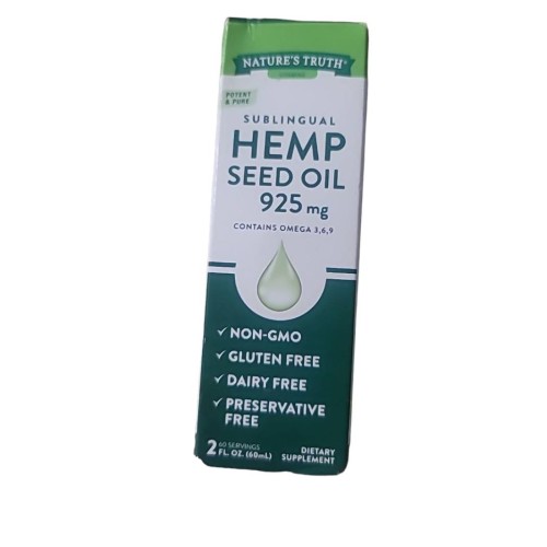 Nature's Truth Hemp Seed Oil 925mg