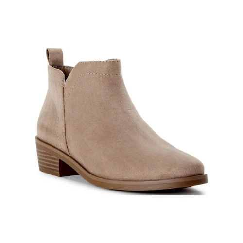 Time and try women's faux suede ankle boots wide width available