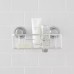 Squared Away™ Satin Chrome Aluminum Shower Caddy