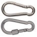 Stainless Steel Carabiner Snap Spring Hook Lock A4 316 Clip 6 pc