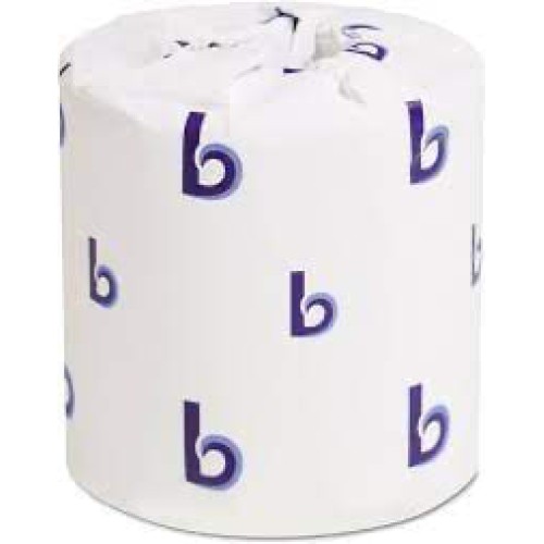 Boardwalk® Two-Ply Toilet Tissue, White, 4 x 3 Sheet, 400 Sheets/Roll, 96 Rolls/Carton