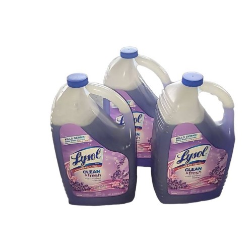 Lysol Clean/Fresh Lavender Cleaner Liquid - 144 Fl Oz (4.5 Quart) - Clean & Fresh Lavender Orchid Scent -  Purple