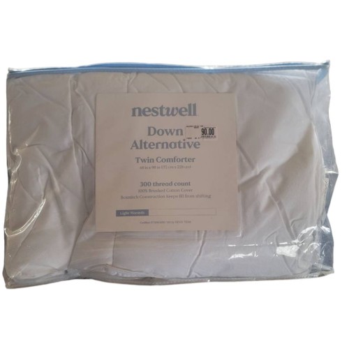 newtwell down alternative twin comforter