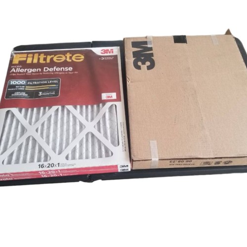 	 Filtrete 16x20x1 Air Filter, MPR 1000, MERV 11, Micro Allergen Defense 3-Month Pleated 1-Inch Air Filters, 2 Filters