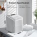 Aglucky Portable Automatic Ice Maker Z5879-Grey Model HZB-12/B