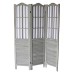 Milton Green Stars Dash 3-Panel Room Divider, Gray