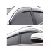  CARIZO® Side Window Chrome Line Wind Deflector Visor | Door Visor | Vent Visor | Sun Visor