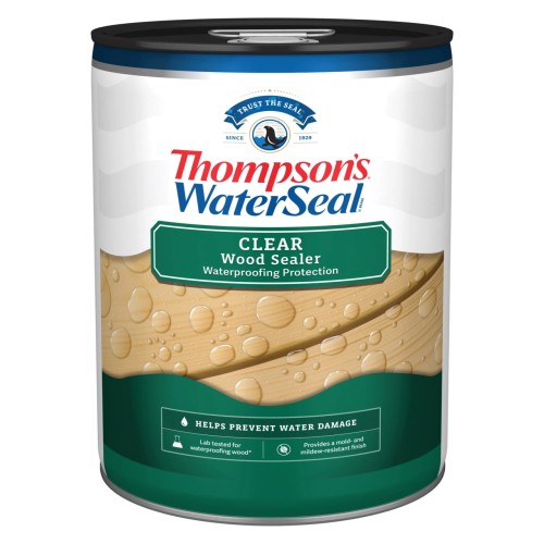 Thompson's WaterSeal Clear Wood Sealer, Clear, 5 Gallon