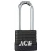 Ace 1.688 in. H X 1.75 in. W Steel 5-Pin Cylinder Weather-Resistant Padlock 1 pk