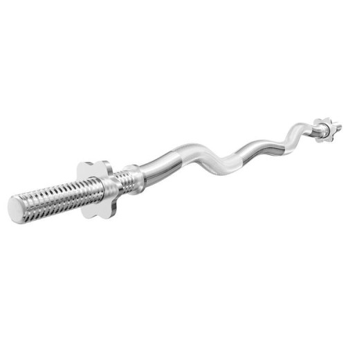 Curl bar with Rubber Handgrip 30"-Single 061-JAYS 