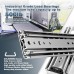 AOLISHENG 1 Pair Heavy  Duty Drawer Slides 36 Inch 500 lb Load Capacity Side Mount Full Extension Ball Bearing Industrial RV Runners Rai