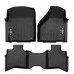 1 Set; OEDRO Floor Mats EO1001W012 Off-Road 4X4 DIY Black