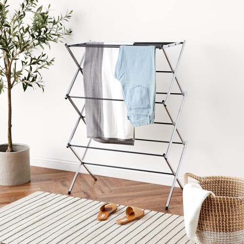 Amazon Basics Foldable Laundry Rack Air Drying Fold Clothes 41.8