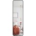 YMOND 47"x14" Wall-Mounted Mirror Full Length Mirror 47x14 inch Black Alloy Aluminum Metal Framed Mirror for Bedroom/Living Room/Entry/Dressing Room Wall Mounting or Over Door Hanging