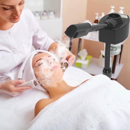 Professional Facial Steamer, Loxey Face Steamer with Adjustable Nozzle and Stronger Nano Ionic Hot Mist for Facial Deep Cleaning for Professional Beauty Salon or Home Use