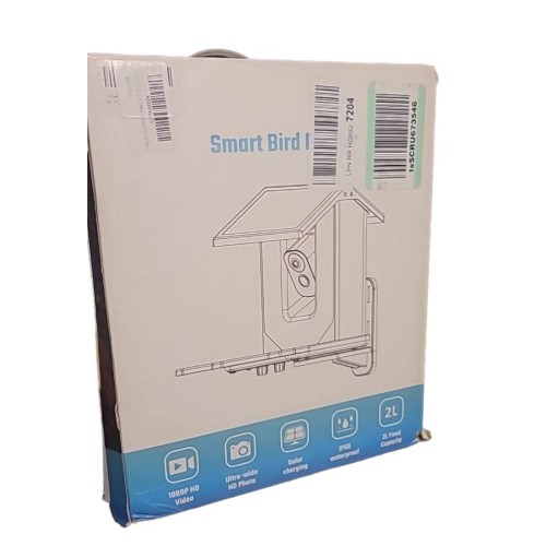 vBird Feeder with Camera Solar Powered, Outdoor Smart Bird Feeder, 4 MP HD Auto Capture Bird Videos, Real Time Views and Notifications, Ideal Gift for Bird Lovers