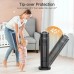 Space Heater,VCK 1500W 24" Portable Electric Heaters for Indoor Use,75° Oscillation,3 Modes,8H Timer, Quite PTC Ceramic Heating with Thermostat,Safety Protection,Remote for Office,Home Bedroom